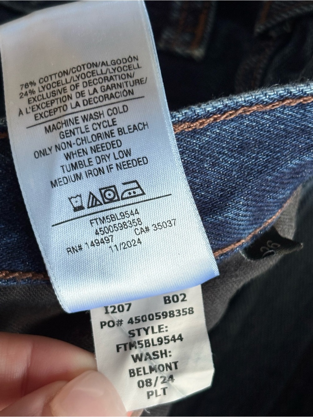 Favorite Daughter The Masha Super High Rise Wide Leg Jeans in Belmont 26 - Picture 12 of 12